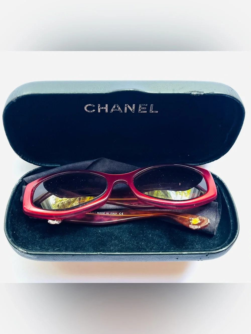 Chanel Vintage Chocolate Bar Quilted 5029 Womens Full Rim Eyewear Glasses - AS I